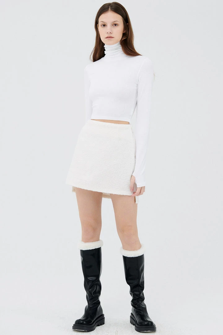 STORETS Olive Thumb Hole Top CLOTHING