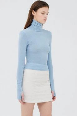 STORETS CLOTHING Golda Padded Shoulder Top