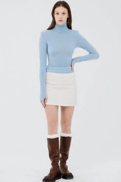 STORETS CLOTHING Golda Padded Shoulder Top