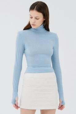 STORETS Golda Padded Shoulder Top CLOTHING
