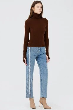 STORETS CLOTHING Golda Padded Shoulder Top