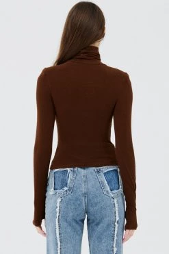 STORETS CLOTHING Golda Padded Shoulder Top