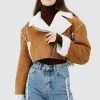 STORETS Harlow Faux Shearling Cropped Jacket CLOTHING