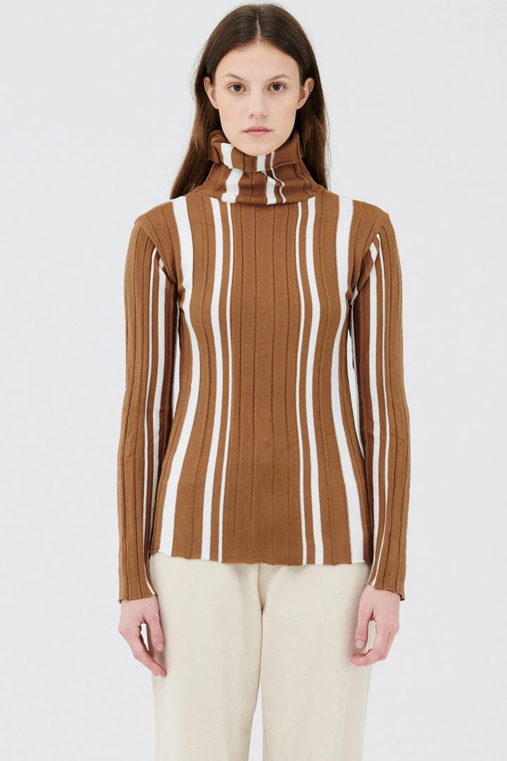 STORETS Mei Striped Knitted Top