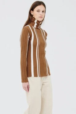 STORETS Mei Striped Knitted Top