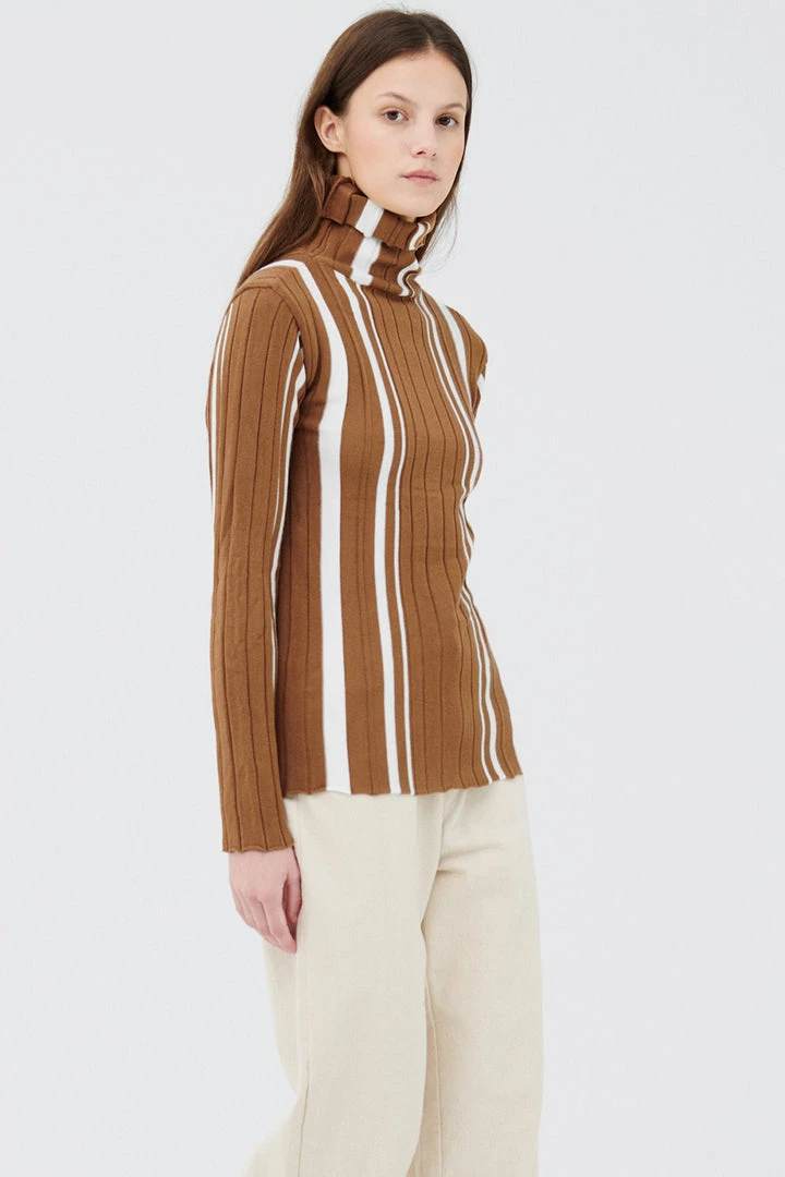 STORETS Mei Striped Knitted Top