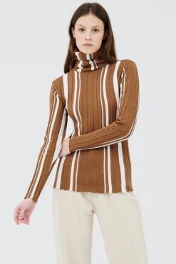 STORETS Mei Striped Knitted Top