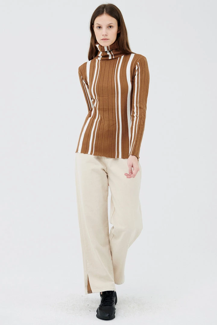 STORETS Mei Striped Knitted Top