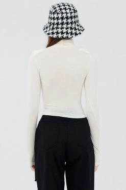 STORETS Golda Padded Shoulder Top CLOTHING