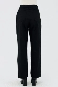 STORETS CLOTHING Osian Slashed Wide Leg Pants