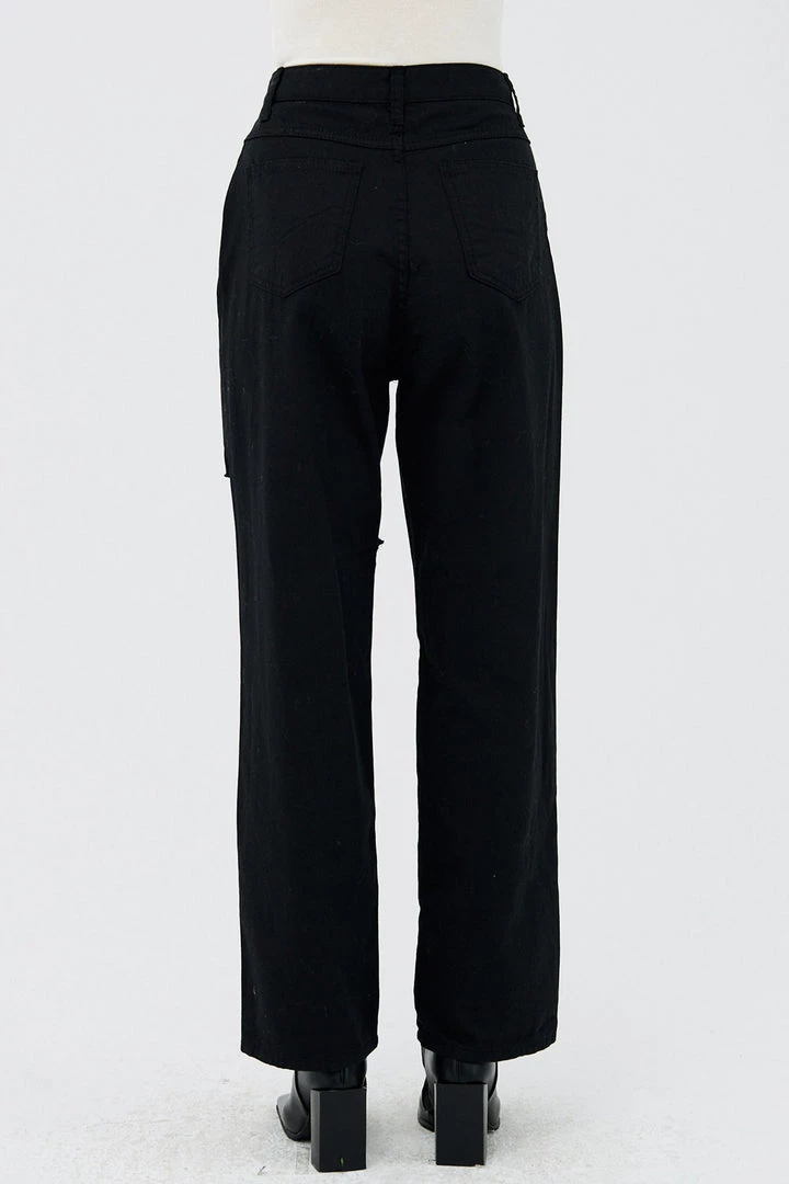 STORETS CLOTHING Osian Slashed Wide Leg Pants