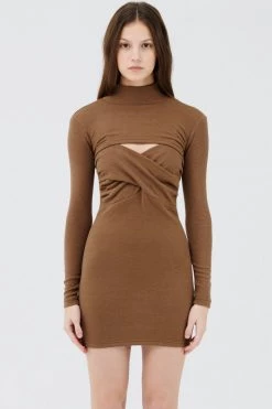 STORETS CLOTHING Remi Mockneck Shrug And Dress Set