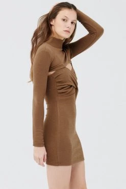 STORETS CLOTHING Remi Mockneck Shrug And Dress Set