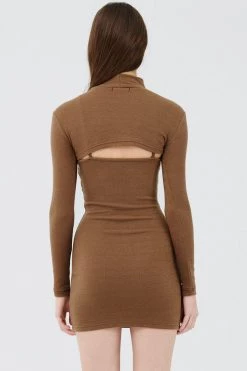 STORETS CLOTHING Remi Mockneck Shrug And Dress Set