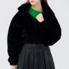 STORETS CLOTHING Iris Faux Fur Bomber Jacket