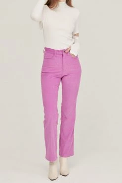 STORETS Monina High Waist Corduroy Pants CLOTHING