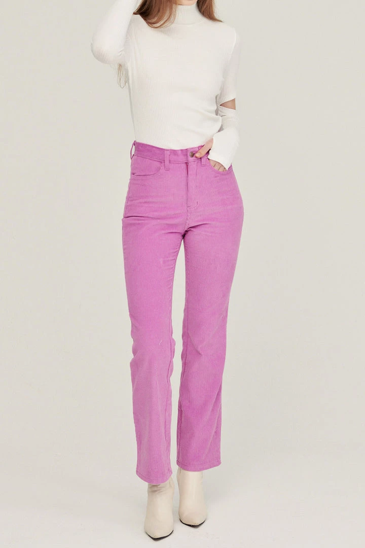STORETS Monina High Waist Corduroy Pants CLOTHING