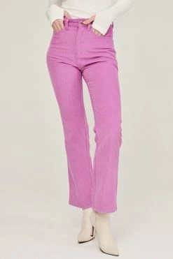 STORETS Monina High Waist Corduroy Pants CLOTHING
