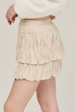 STORETS Estela Tiered Mini Skirt CLOTHING