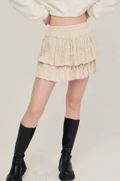 STORETS Estela Tiered Mini Skirt CLOTHING