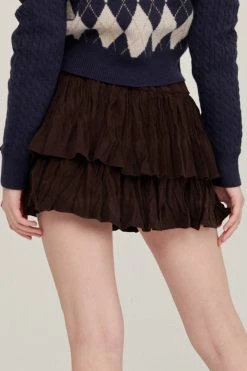 STORETS Estela Tiered Mini Skirt
