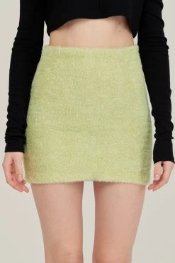 STORETS Jenny Fuzzy Mini Skirt CLOTHING