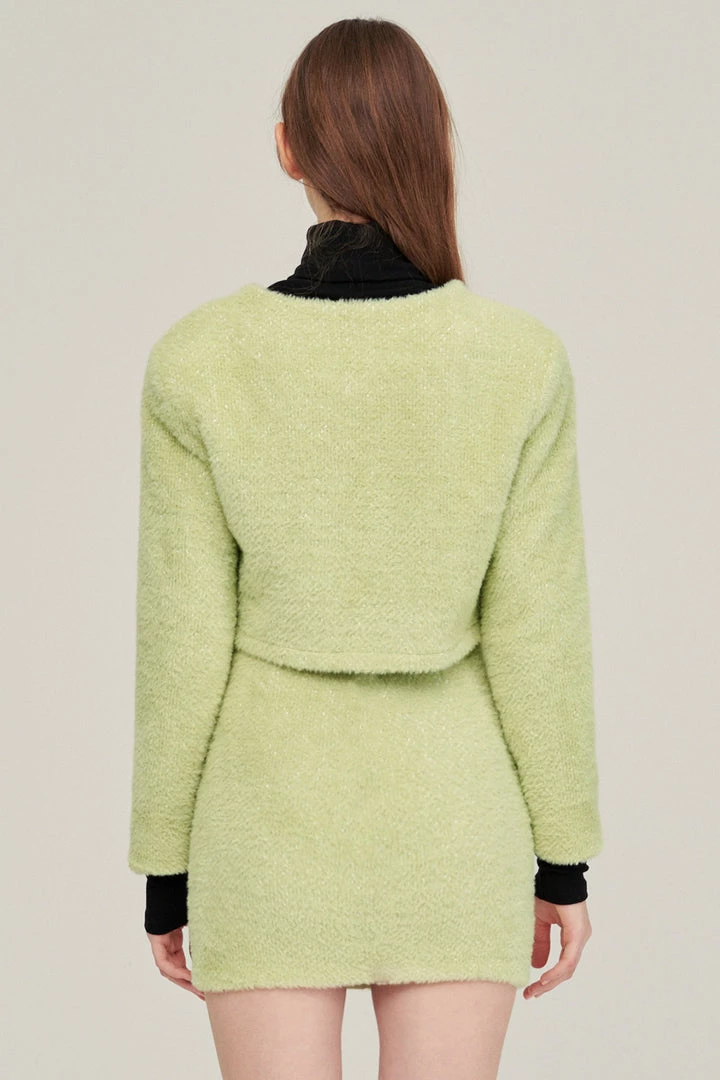 STORETS Jenny Safety Pin Cropped Jacket