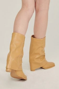 STORETS Zenda Two-Way Pleather Boots ACCESSORIES