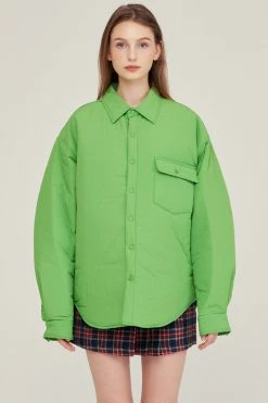 STORETS Jeanne Padded Oversized Shacket CLOTHING