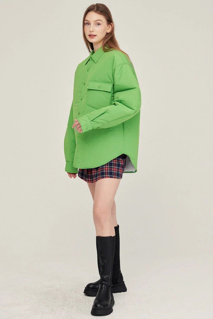 STORETS Jeanne Padded Oversized Shacket CLOTHING
