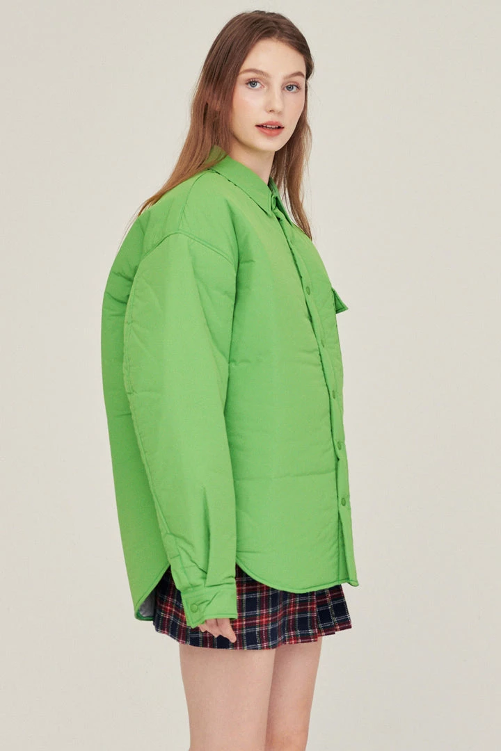 STORETS Jeanne Padded Oversized Shacket CLOTHING
