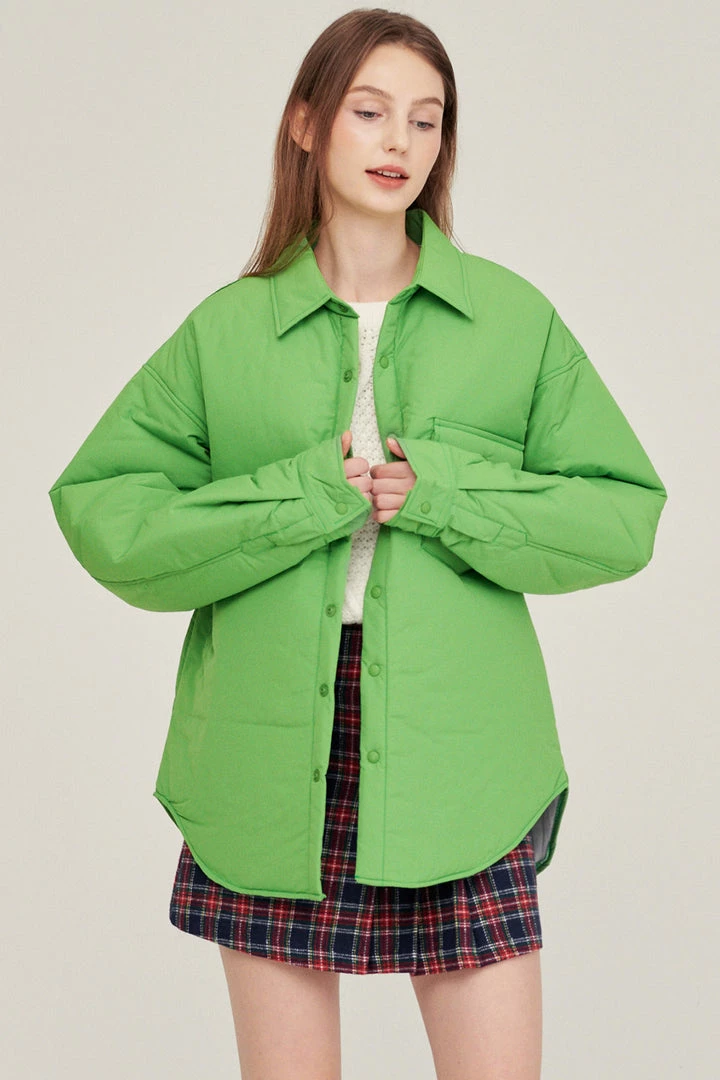 STORETS Jeanne Padded Oversized Shacket CLOTHING