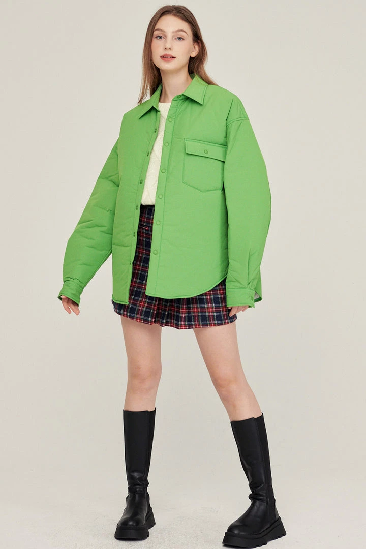 STORETS Jeanne Padded Oversized Shacket CLOTHING