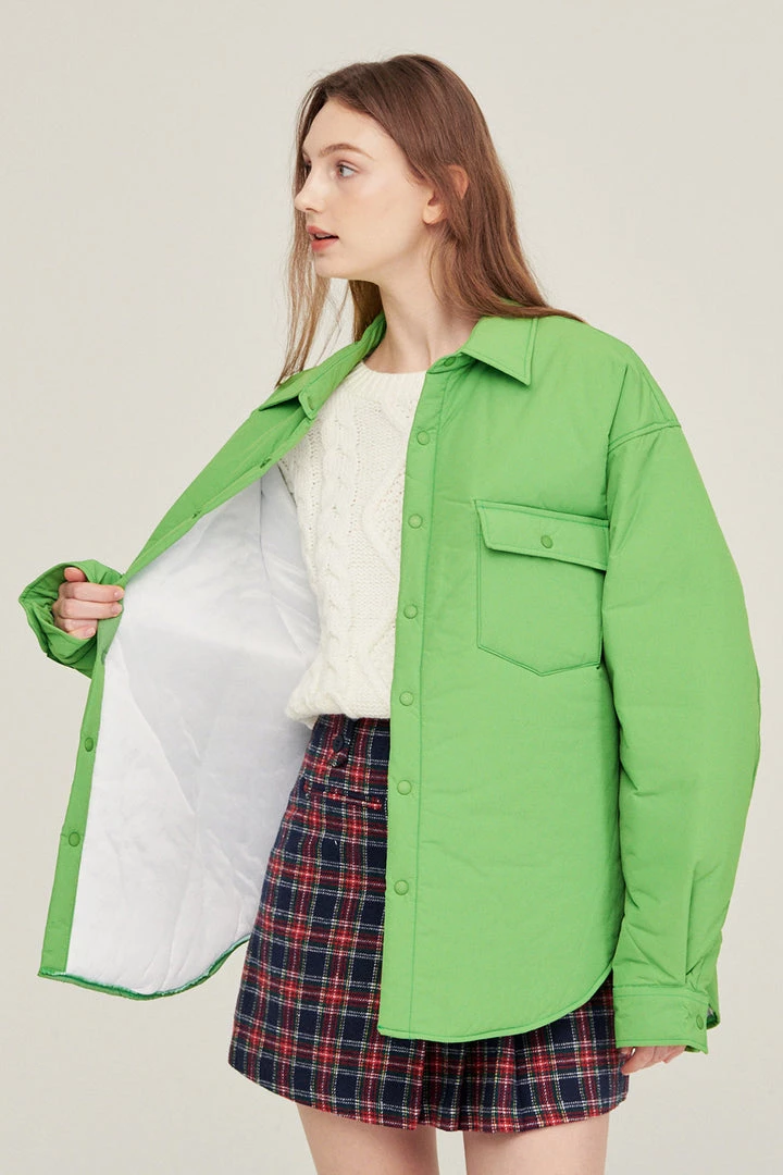 STORETS Jeanne Padded Oversized Shacket CLOTHING