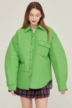 STORETS Jeanne Padded Oversized Shacket CLOTHING