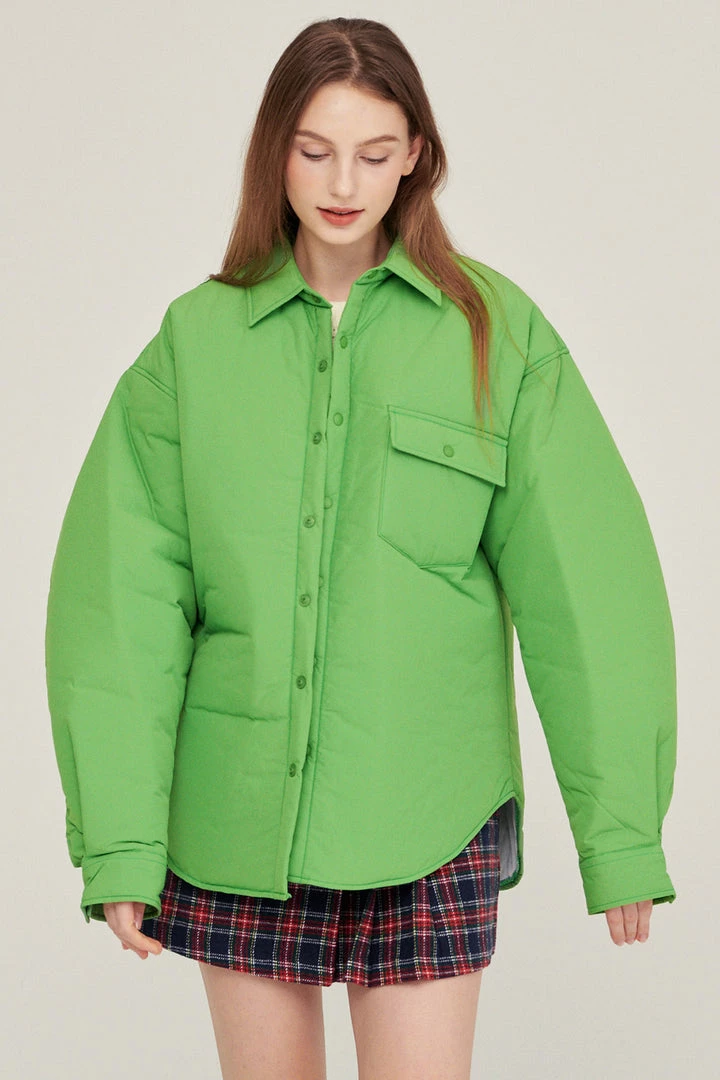 STORETS Jeanne Padded Oversized Shacket CLOTHING