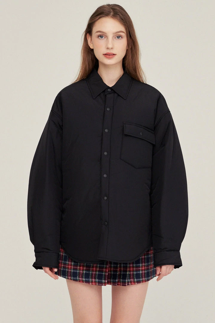 STORETS Jeanne Padded Oversized Shacket CLOTHING