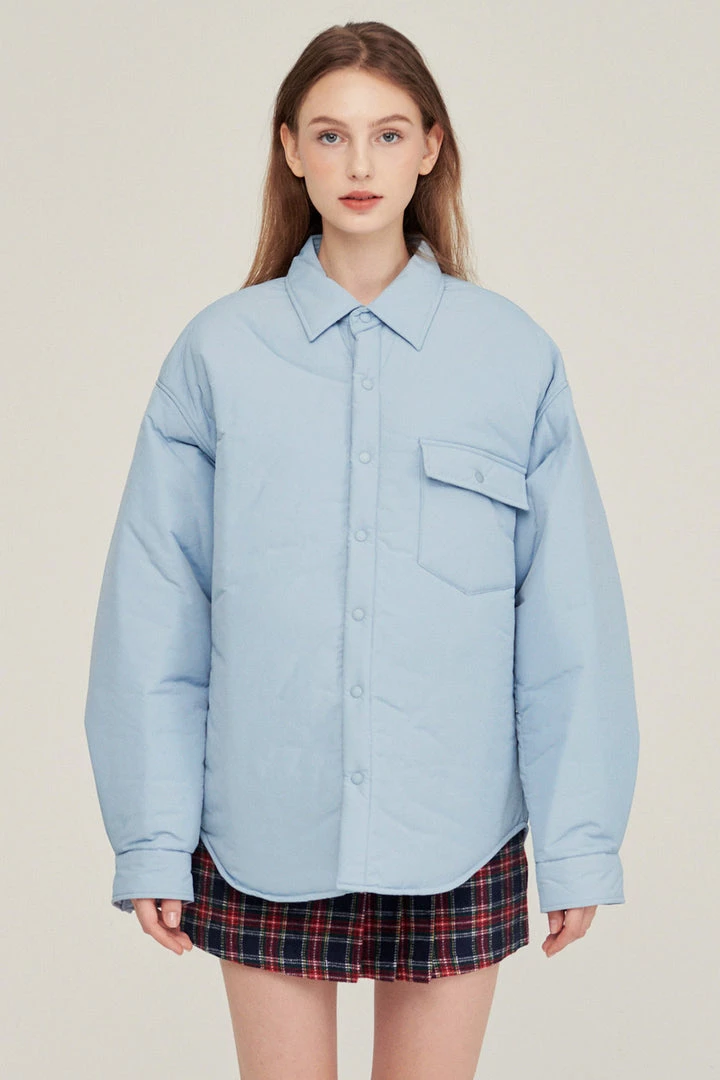 STORETS Jeanne Padded Oversized Shacket CLOTHING