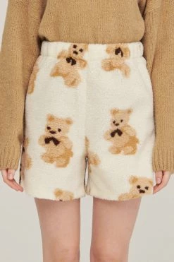 STORETS Sunny Teddy Faux Shearling Shorts