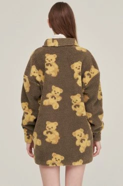STORETS Sunny Teddy Oversized Shacket CLOTHING