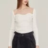 STORETS BEST-SELLERS Enid Sweetheart Ribbed Top