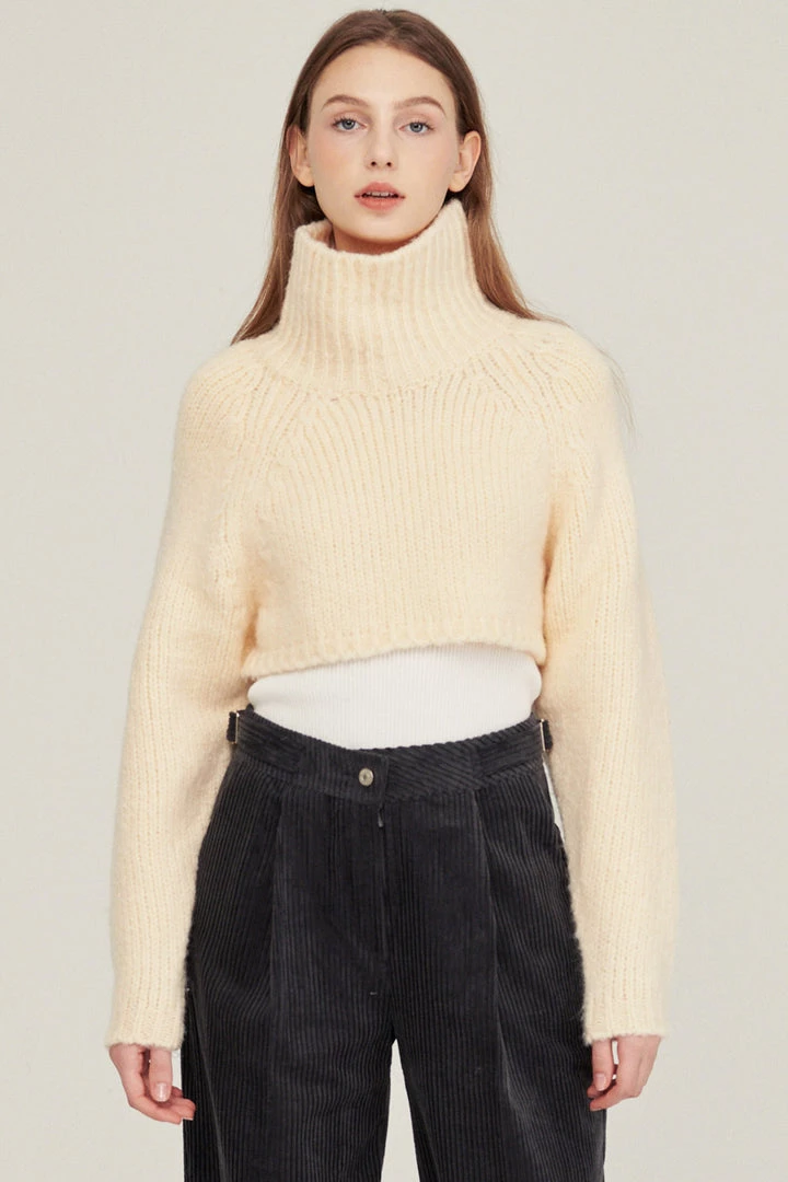STORETS Whitney Two-way Cropped Sweater CLOTHING