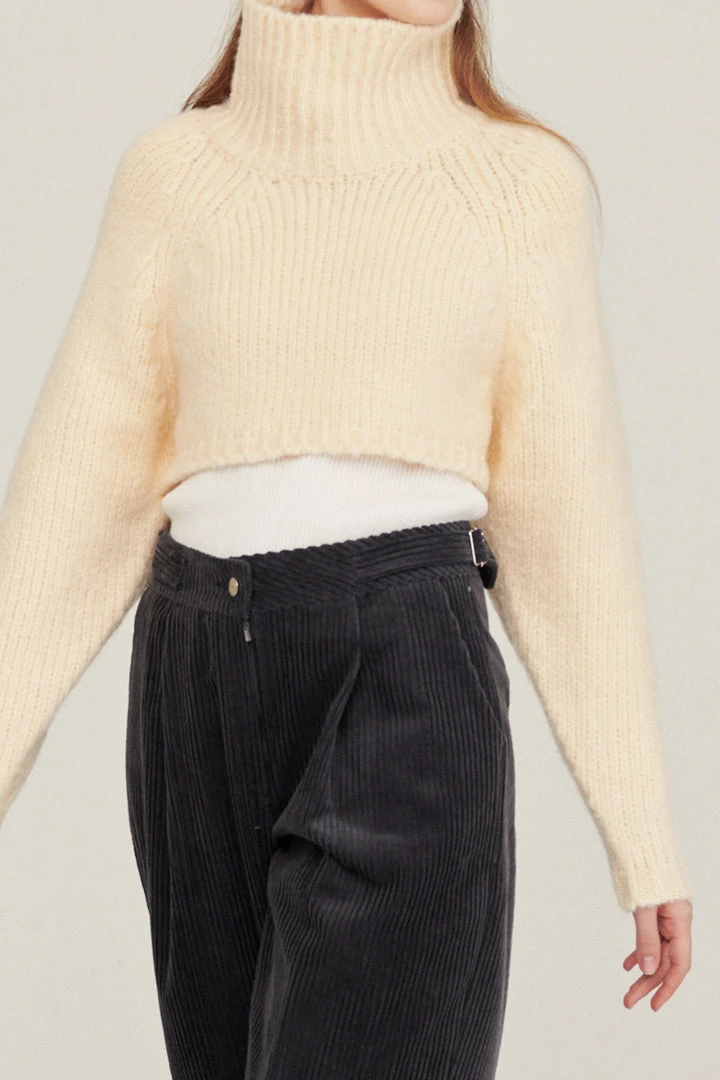 STORETS Whitney Two-way Cropped Sweater CLOTHING