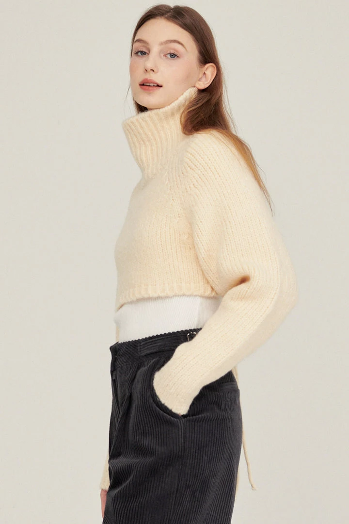 STORETS Whitney Two-way Cropped Sweater CLOTHING
