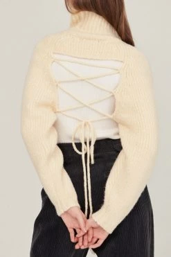 STORETS Whitney Two-way Cropped Sweater CLOTHING