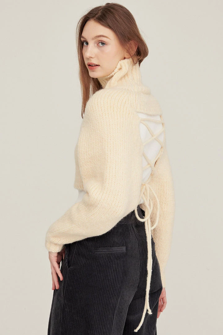 STORETS Whitney Two-way Cropped Sweater CLOTHING