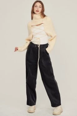 STORETS Whitney Two-way Cropped Sweater CLOTHING