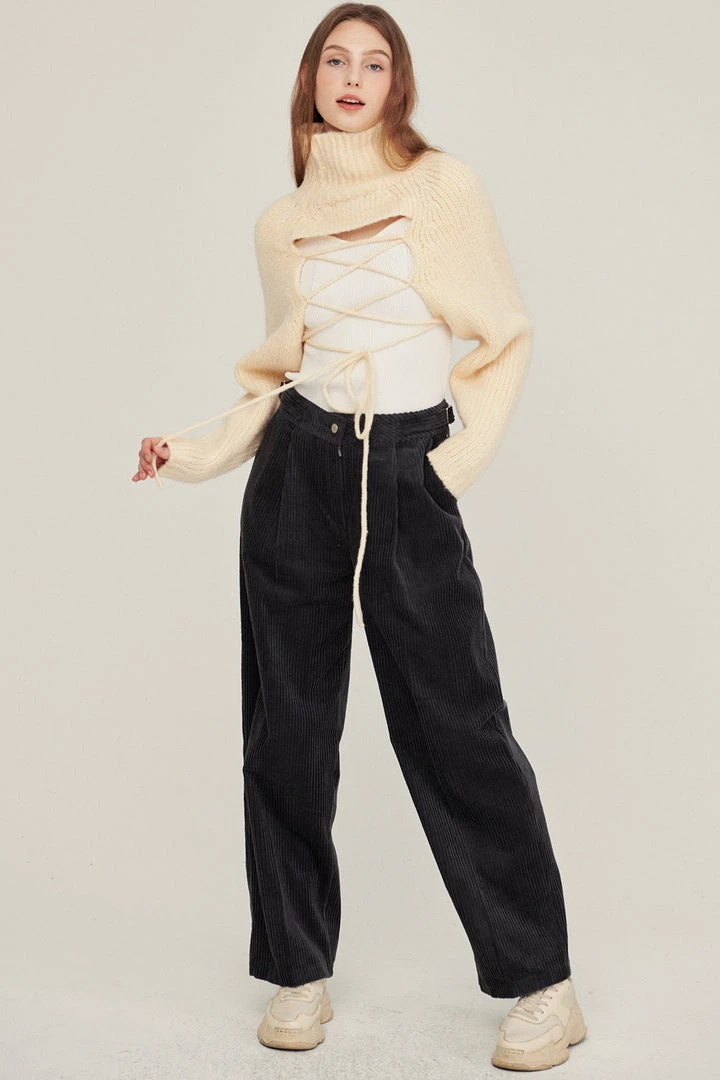 STORETS Whitney Two-way Cropped Sweater CLOTHING