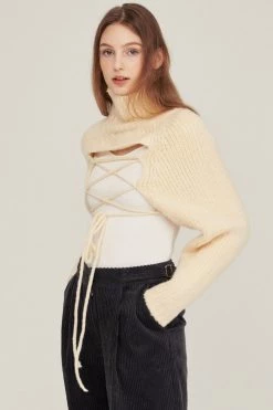 STORETS Whitney Two-way Cropped Sweater CLOTHING
