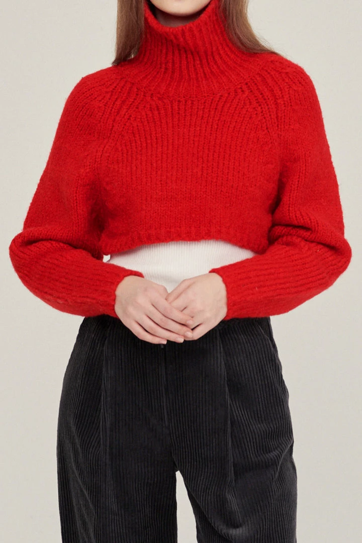 STORETS Whitney Two-way Cropped Sweater CLOTHING